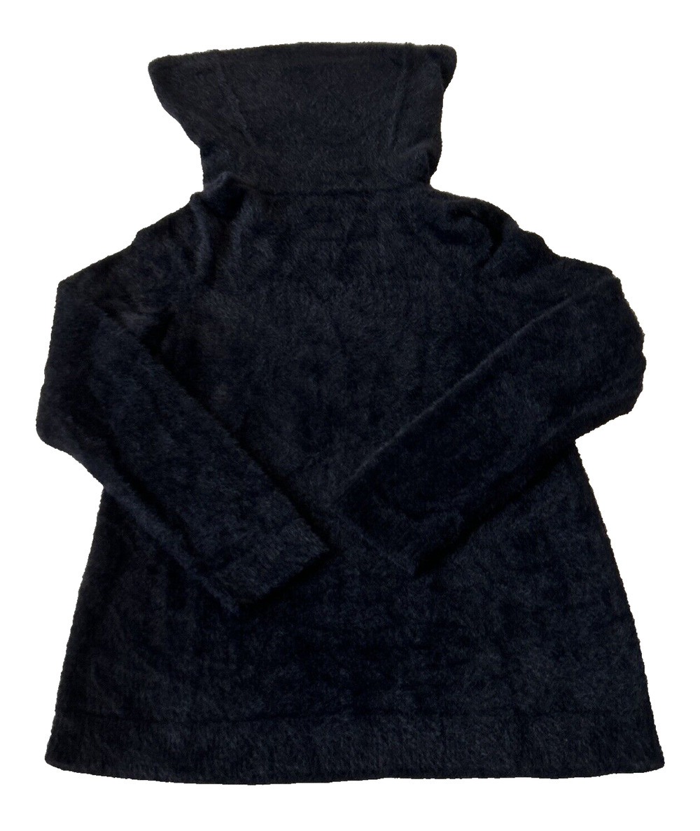 Chico's Sweater Women's Cashmere Blend Cowl Neck L/S Sz 0 Black Soft NWOT